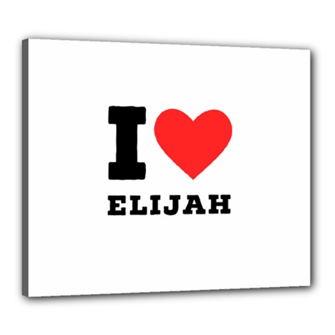 I Love Elijah Canvas 24  X 20  (stretched) by ilovewhateva