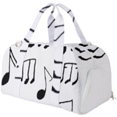 Music Is The Answer Phrase Concept Graphic Burner Gym Duffel Bag