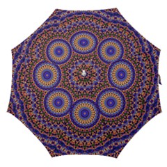Mandala Kaleidoscope Background Straight Umbrellas