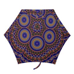 Mandala Kaleidoscope Background Mini Folding Umbrellas