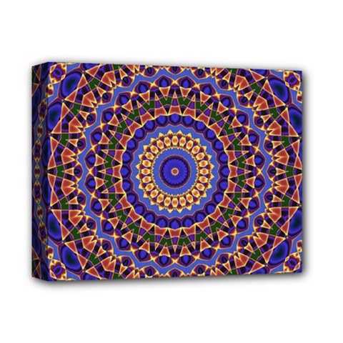 Mandala Kaleidoscope Background Deluxe Canvas 14  x 11  (Stretched)