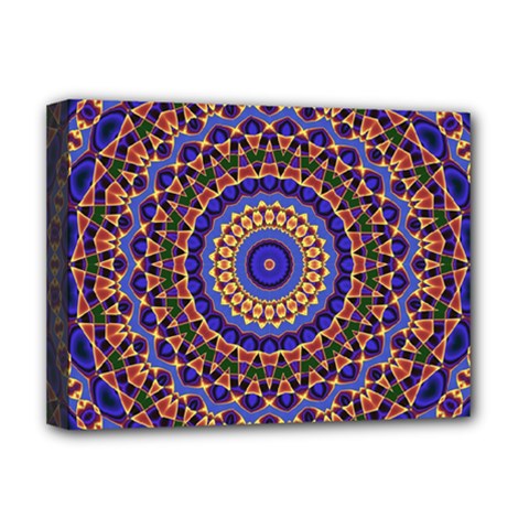 Mandala Kaleidoscope Background Deluxe Canvas 16  x 12  (Stretched) 