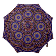 Mandala Kaleidoscope Background Hook Handle Umbrellas (Small)