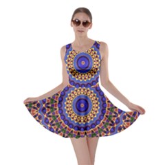 Mandala Kaleidoscope Background Skater Dress