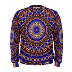 Mandala Kaleidoscope Background Men s Sweatshirt by Jancukart