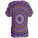 Mandala Kaleidoscope Background Women s Oversized Tee View2