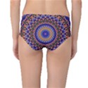 Mandala Kaleidoscope Background Mid-Waist Bikini Bottoms View2