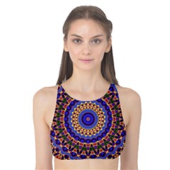 Mandala Kaleidoscope Background Tank Bikini Top