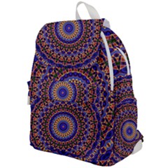 Mandala Kaleidoscope Background Top Flap Backpack