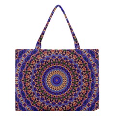 Mandala Kaleidoscope Background Medium Tote Bag