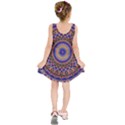 Mandala Kaleidoscope Background Kids  Sleeveless Dress View2