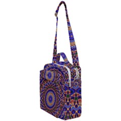 Mandala Kaleidoscope Background Crossbody Day Bag