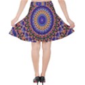 Mandala Kaleidoscope Background Velvet High Waist Skirt View2