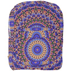Mandala Kaleidoscope Background Full Print Backpack