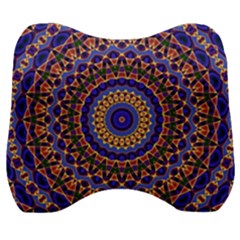 Mandala Kaleidoscope Background Velour Head Support Cushion