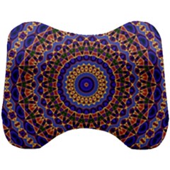 Mandala Kaleidoscope Background Head Support Cushion