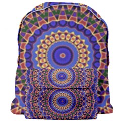 Mandala Kaleidoscope Background Giant Full Print Backpack