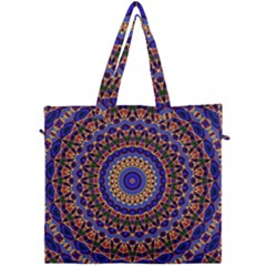 Mandala Kaleidoscope Background Canvas Travel Bag