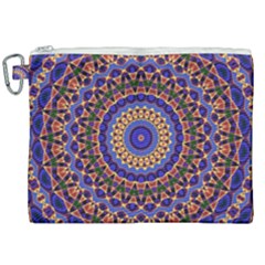 Mandala Kaleidoscope Background Canvas Cosmetic Bag (XXL)