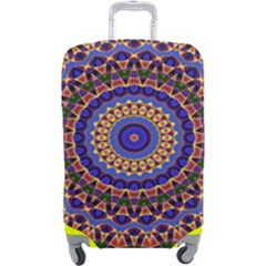 Mandala Kaleidoscope Background Luggage Cover (Large)
