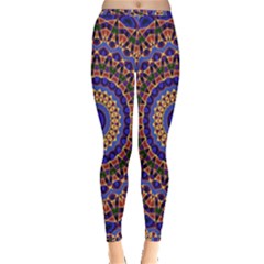 Mandala Kaleidoscope Background Inside Out Leggings