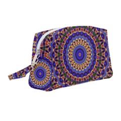 Mandala Kaleidoscope Background Wristlet Pouch Bag (Medium)