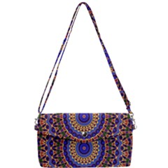 Mandala Kaleidoscope Background Removable Strap Clutch Bag