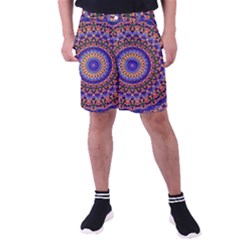 Mandala Kaleidoscope Background Men s Pocket Shorts