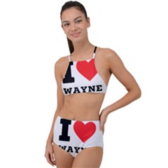 I Love Wayne High Waist Tankini Set by ilovewhateva