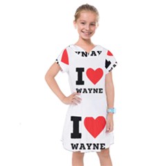 I Love Wayne Kids  Drop Waist Dress by ilovewhateva