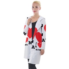 I Love Wayne Hooded Pocket Cardigan by ilovewhateva