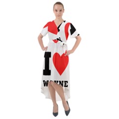 I Love Wayne Front Wrap High Low Dress by ilovewhateva