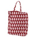 Ladybug Vector Geometric Tile Pattern Giant Grocery Tote View2