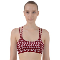 Ladybug Vector Geometric Tile Pattern Line Them Up Sports Bra by GardenOfOphir