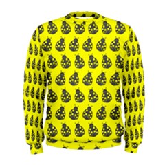 Ladybug Vector Geometric Tile Pattern Men s Sweatshirt