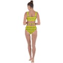 Ladybug Vector Geometric Tile Pattern Bandaged Up Bikini Set  View2