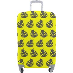 Ladybug Vector Geometric Tile Pattern Luggage Cover (Large)
