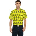Ladybug Vector Geometric Tile Pattern Men s Short Sleeve Pocket Shirt  View1