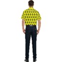 Ladybug Vector Geometric Tile Pattern Men s Short Sleeve Pocket Shirt  View2