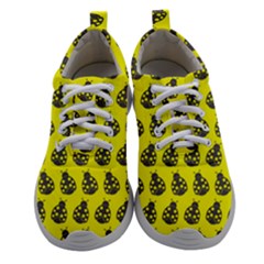 Ladybug Vector Geometric Tile Pattern Women Athletic Shoes