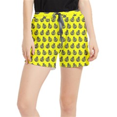 Ladybug Vector Geometric Tile Pattern Women s Runner Shorts