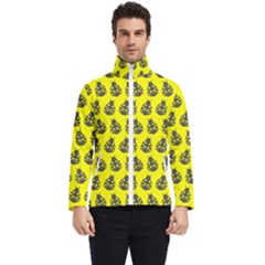 Ladybug Vector Geometric Tile Pattern Men s Bomber Jacket