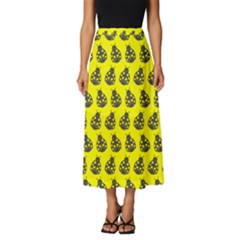 Ladybug Vector Geometric Tile Pattern Classic Midi Chiffon Skirt