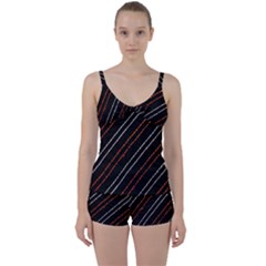 Art Pattern Design Artwork Tie Front Two Piece Tankini