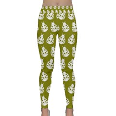 Ladybug Vector Geometric Tile Pattern Classic Yoga Leggings