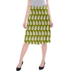 Ladybug Vector Geometric Tile Pattern Midi Beach Skirt