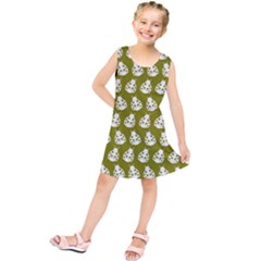 Ladybug Vector Geometric Tile Pattern Kids  Tunic Dress