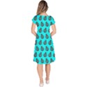 Ladybug Vector Geometric Tile Pattern Classic Short Sleeve Dress View4