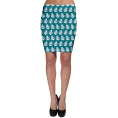 Ladybug Vector Geometric Tile Pattern Bodycon Skirt by GardenOfOphir