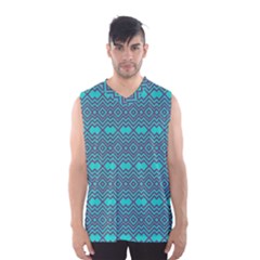 Chevron Zigzag Pattern Men s Basketball Tank Top by Jancukart